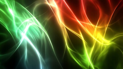 Fototapeta premium Colorful abstract digital art