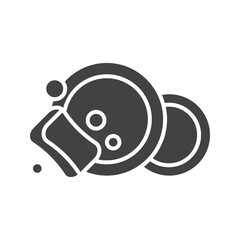 Dish Washing icon vector image. Suitable for mobile apps, web apps and print media.