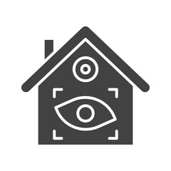 Eye Scanner icon vector image. Suitable for mobile apps, web apps and print media.