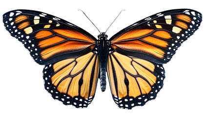 Fototapeta premium butterfly monarch isolated