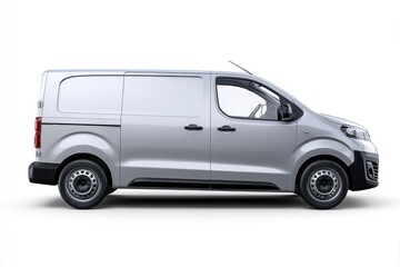 Silver Van Side View