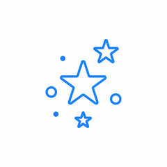 star cluster icon sign vector