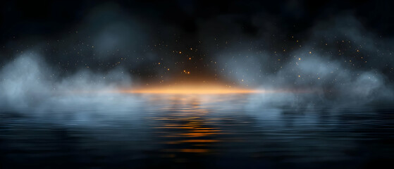 Obraz premium Mysterious Foggy Horizon