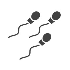 Sperm icon vector image. Suitable for mobile apps, web apps and print media.