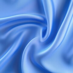 Obraz premium Blue silky fabric background texture