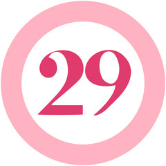 Round Shape Number 29
