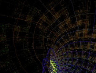 Imaginatory fractal abstract background Image