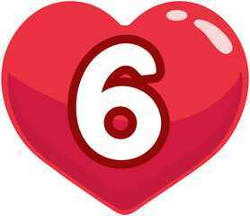 Flat Heart Number 6
