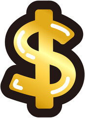 Money symbol icon $