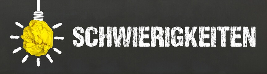 Schwierigkeiten	
