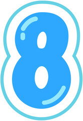 Water Bubble Number 8
