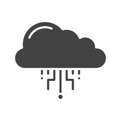 Cloud icon vector image. Suitable for mobile apps, web apps and print media.