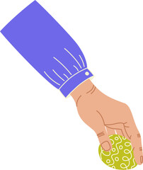 Hand Holding Egg