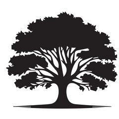 "Vector Set of Tree Silhouettes – Forest, Woodland, and Nature Elements Collection"

