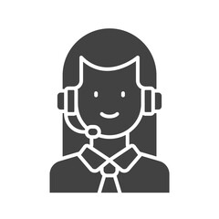 Customer Support icon vector image. Suitable for mobile apps, web apps and print media.