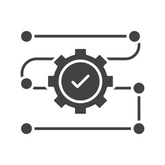 End To End icon vector image. Suitable for mobile apps, web apps and print media.