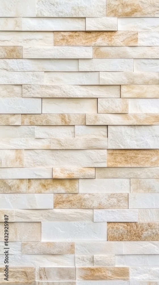 Poster elegant stone cladding texture showcasing natural variations in color and pattern creating a sophist