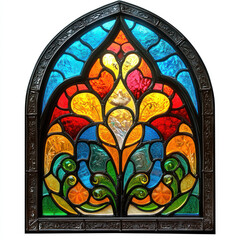 stained glass window in church