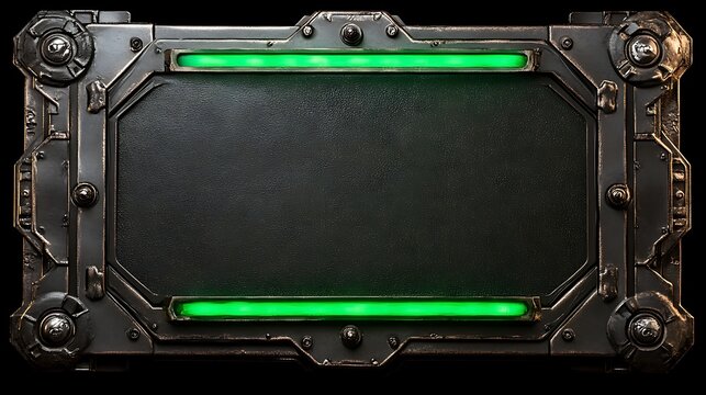 Futuristic Panel,  Dark Background