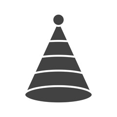 Fototapeta premium Party Hat icon vector image. Suitable for mobile apps, web apps and print media.