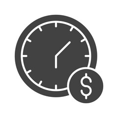 Time Is Money icon vector image. Suitable for mobile apps, web apps and print media.