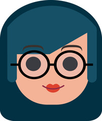 female face expression icon