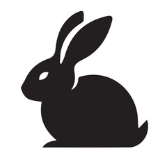 "Vector Set of Bunny Silhouettes – Easter, Spring, and Animal Design Elements"