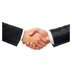 Two hands shaking, symbolizing agreement, partnership, or collaboration in a professional context.