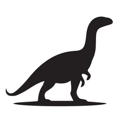 "Vector Set of Dinosaur Silhouettes – Prehistoric Animal Icons, Jurassic Design Elements"

