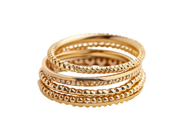 Luxury Gold Rings Stacked Elegant Jewelry