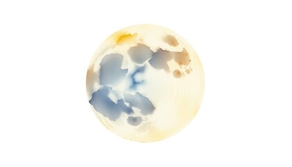 Watercolor Moon