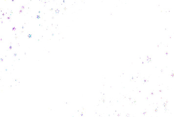 背景素材_ホログラム_星