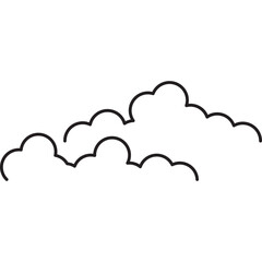  Handrawn Cloud Line