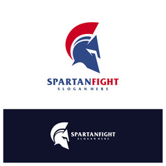 Spartan logo design concept vector. Spartan Head Logo Design Template. Creative Symbol. Icon