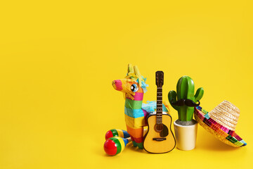 Cinco de mayo carnival concept. Fiesta Vibes