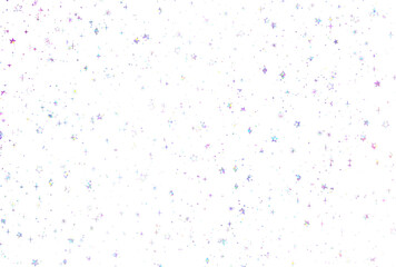 背景素材_ホログラム_星