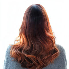 Naklejka premium woman with red hair