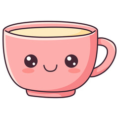 Cute Cartoon Coffee Cup Illustration