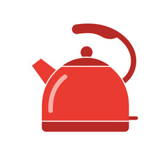 Big ceramic teapots, glass kettle with handle on white background, teapot pattern consisting in spout for draining liquid coffee in kit kettles, collection teapots it different kitchen kettle