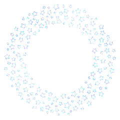 ホログラム_フレーム_星_輪