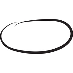 Hand Drawn Circle Line