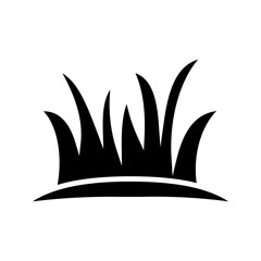 Grass icon. for mobile concept color editable