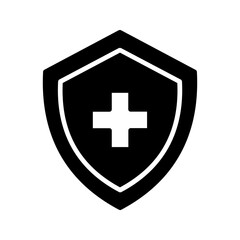 Immune icon. for mobile concept color editable