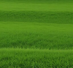 Obraz premium Bright, vivid green grass edge, repeating pattern Perfect for website backgrounds , garden, spring