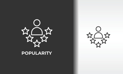Popularity Vector, Icon Or Logo Sign Isolated Symbol Illustration