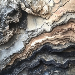 process of wind erosion unveils intricate layers and textures of earth, providing a glimpse into extensive geological changes that have occurred throughout history