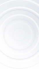 4k elegant white soft grey trendy dynamic gradient. Geometric circular modern 3d technology background. Circles round shapes pattern. Abstract minimal futuristic corporate design template. Vertical BG