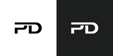 Letter PD Logo Design