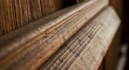 Textured Wooden Surface with Intricate Carving