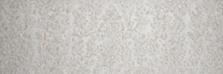 Intricate white damask, floral wallpaper  Elegant, textured surface , elegant, white background